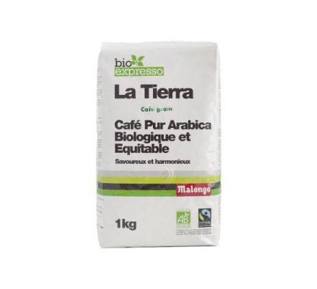 Malongo La Tierra Bio zrnková káva 1kg