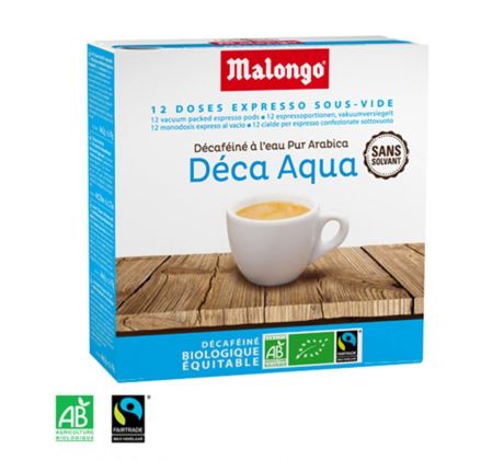 Malongo 123Spresso kávové pody Deca Aqua Bio a Fair Trade 16 dávok