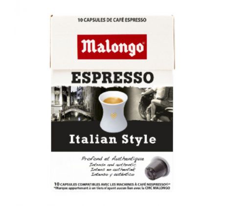 Malongo Espresso Italian Style 10 kapsúľ