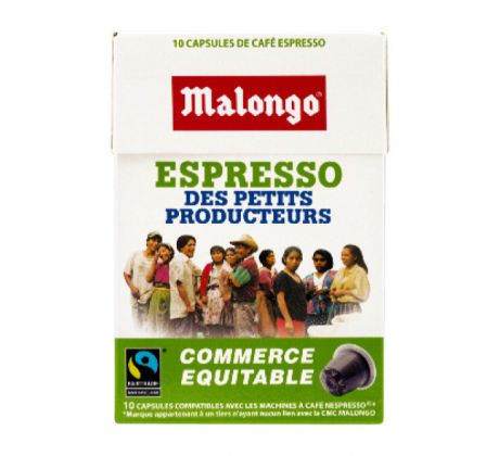 Malongo Espresso des Petits Producteurs 10 kapsúľ