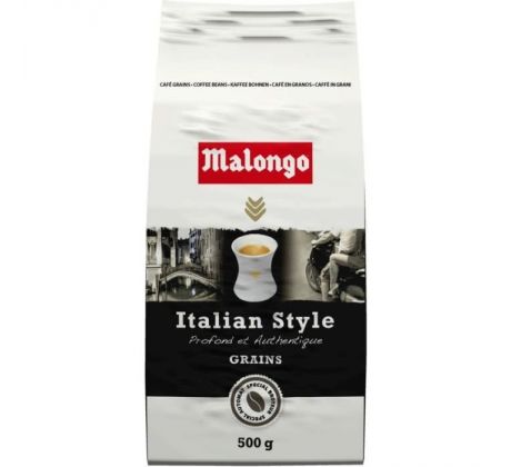 Malongo Italian Style zrnková káva 500g