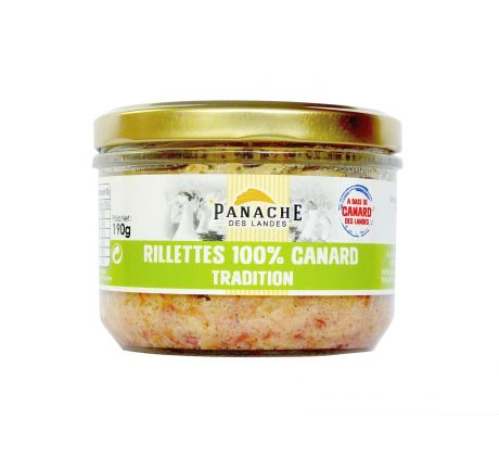 Rillettes z čistej kačaciny 190g